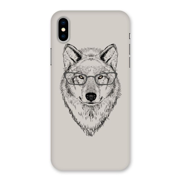 Nerdy Wolf Back Case for iPhone X