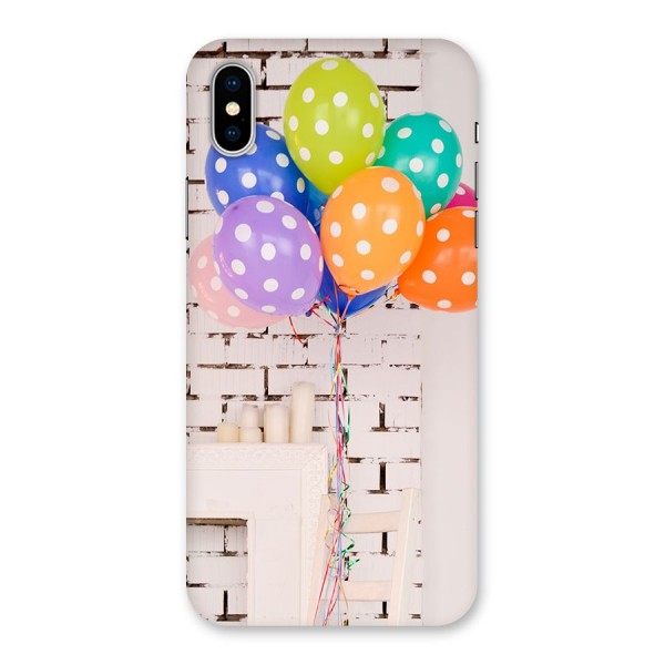 Party Balloons Back Case for iPhone X