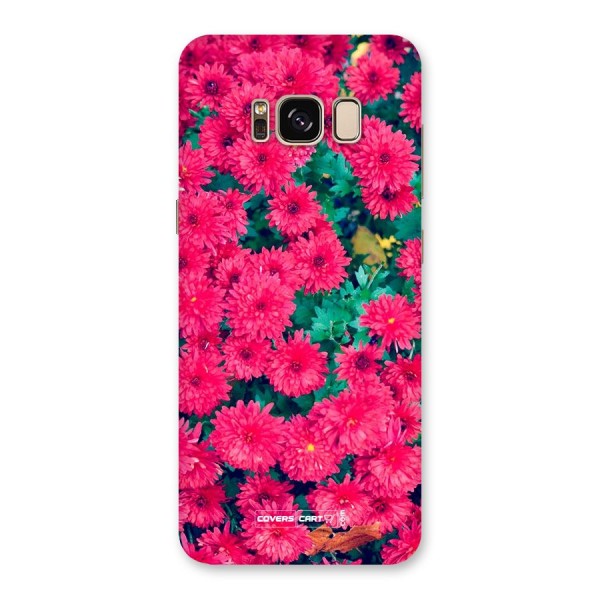 Pink Flowers Back Case for Galaxy S8