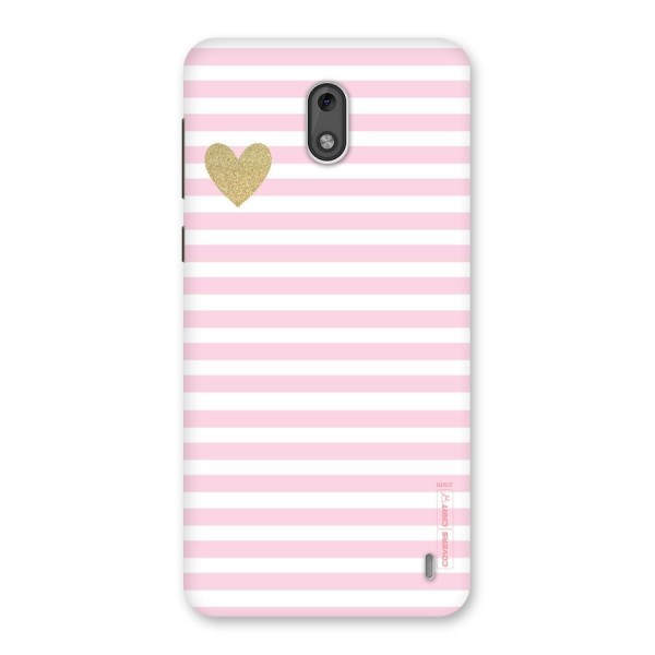 Pink Stripes Back Case for Nokia 2