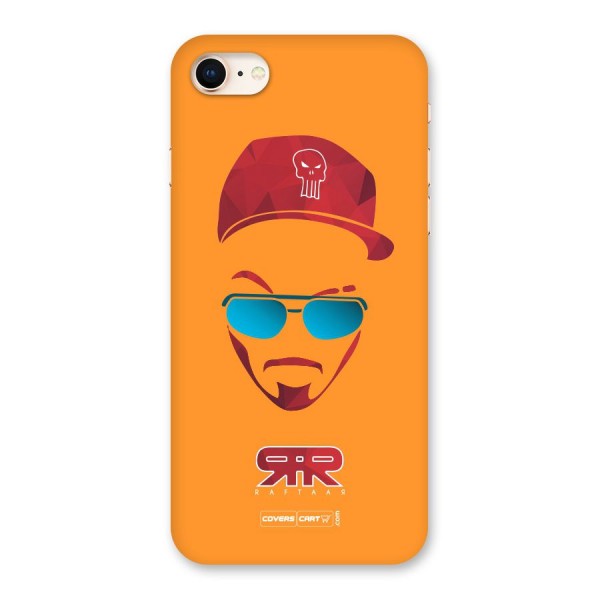 Raftaar Orange Back Case for iPhone 8