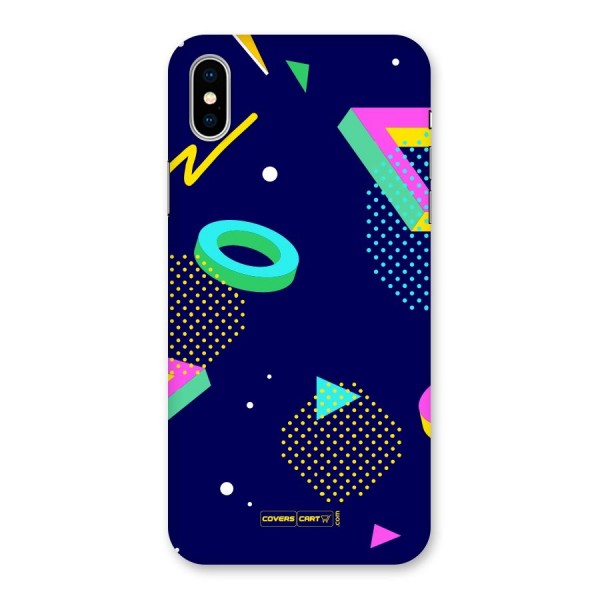 Retro Abstract Back Case for iPhone X