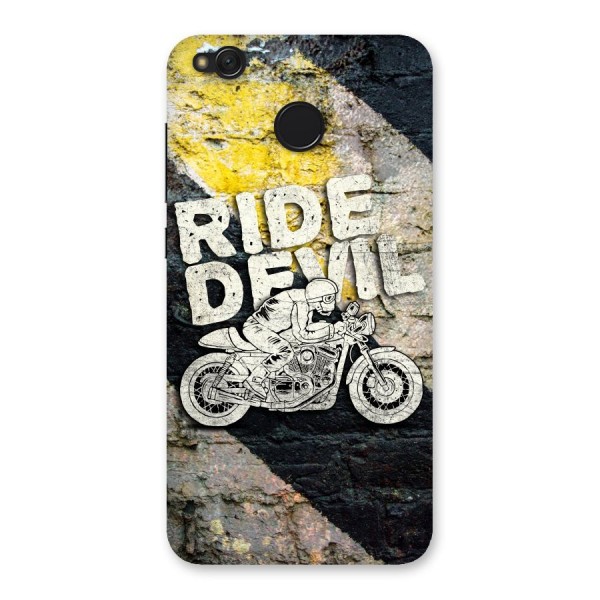 Ride Devil Back Case for Redmi 4