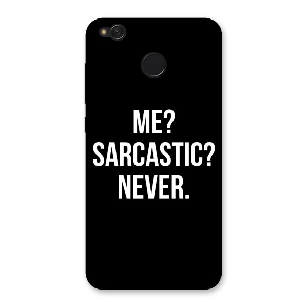 Sarcastic Quote Back Case for Redmi 4