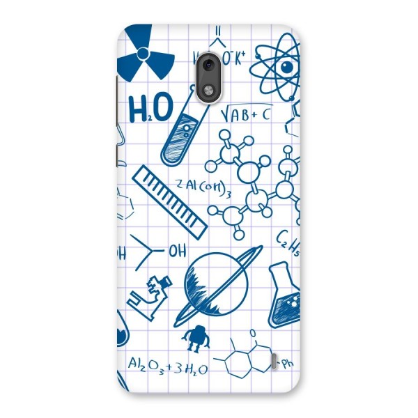 Science Notebook Back Case for Nokia 2