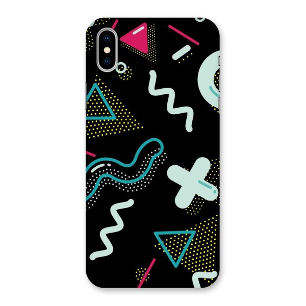 Shapes Pattern Back Case for iPhone X