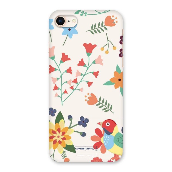 Spring Flowers Back Case for iPhone 8