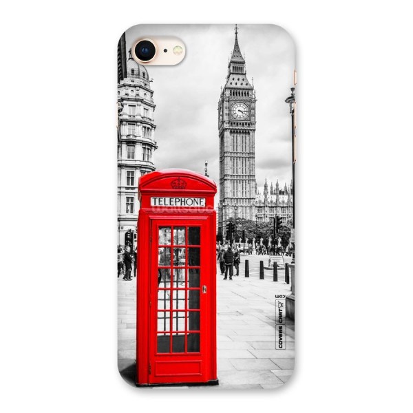 Telephone Booth Back Case for iPhone 8