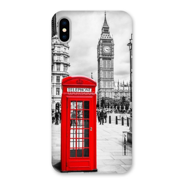 Telephone Booth Back Case for iPhone X