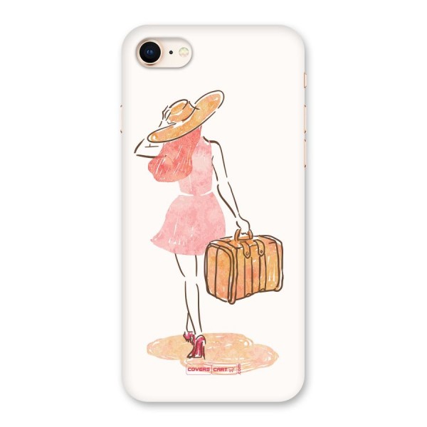 Travel Girl Back Case for iPhone 8