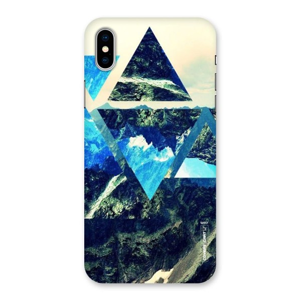 Triangular View Back Case for iPhone X