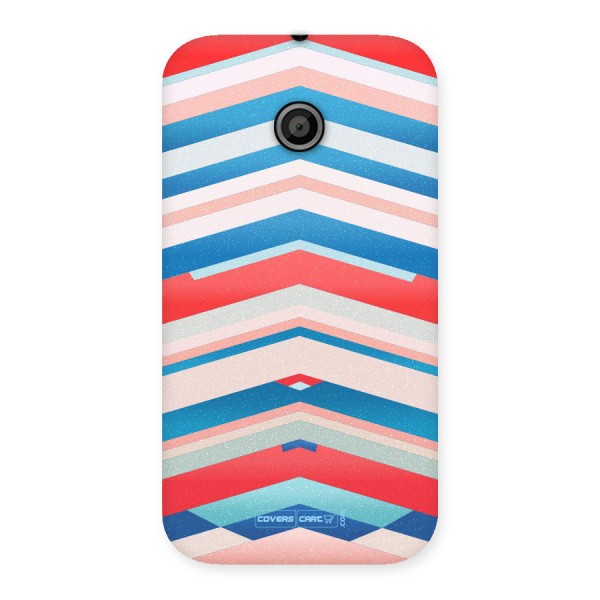 Unique Vibrant Colors Back Case for Moto E