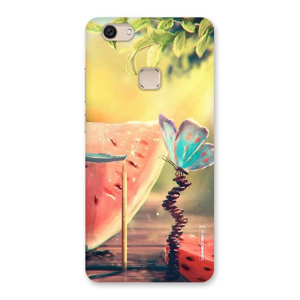 Watermelon Butterfly Back Case for Vivo V7