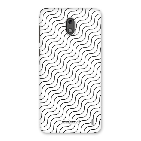 Wavy Pattern Back Case for Nokia 2