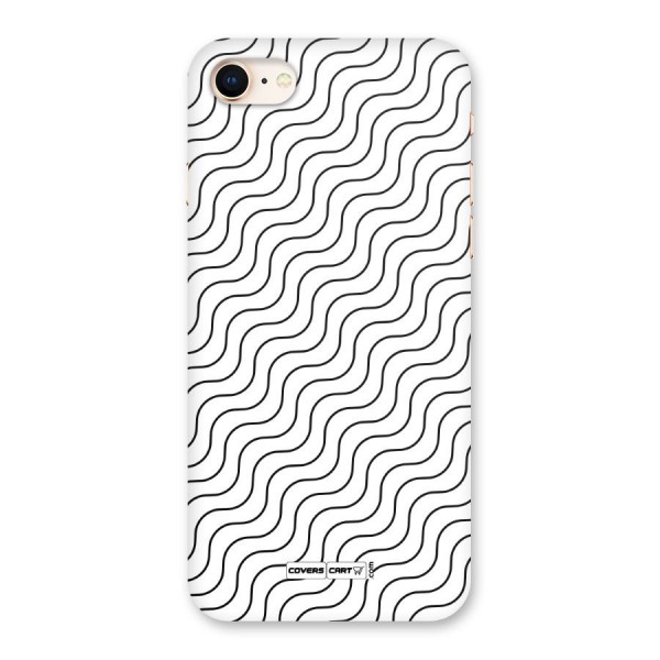 Wavy Pattern Back Case for iPhone 8