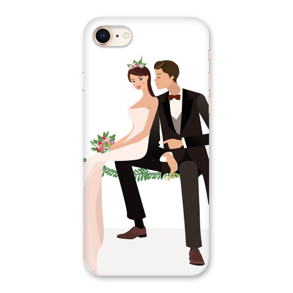 Wedding Couple Back Case for iPhone 8