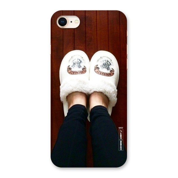 White Feets Back Case for iPhone 8