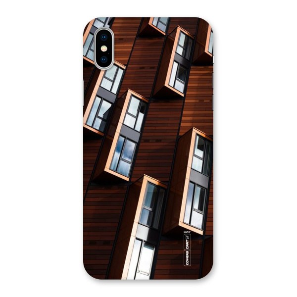 Window Abstract Back Case for iPhone X