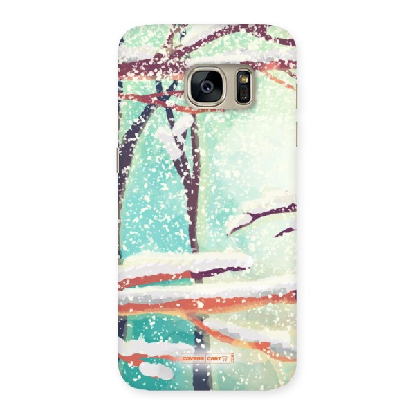 Winter Season Back Case for Galaxy S7