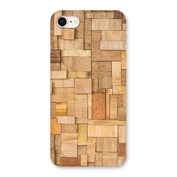 Wooden Blocks Back Case for iPhone 8