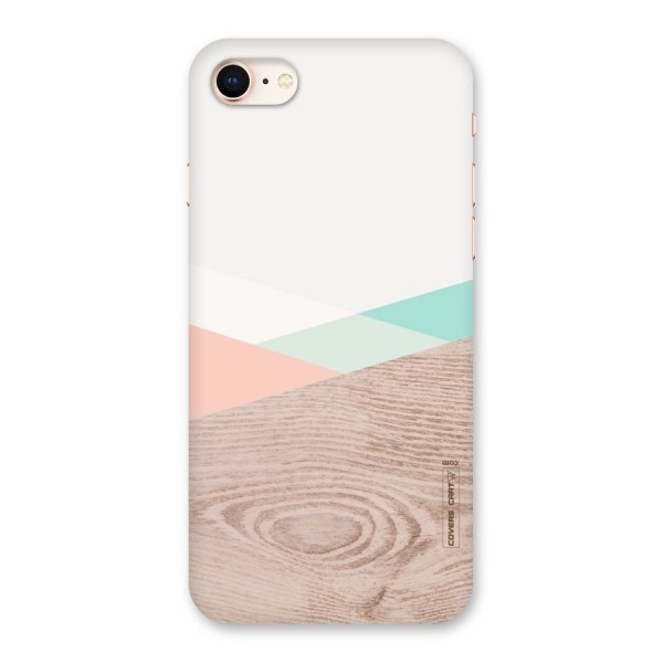 Wooden Fusion Back Case for iPhone 8