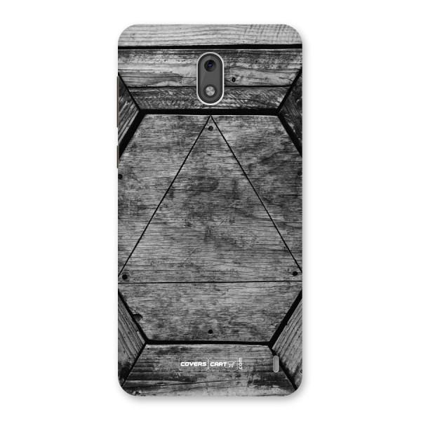 Wooden Hexagon Back Case for Nokia 2