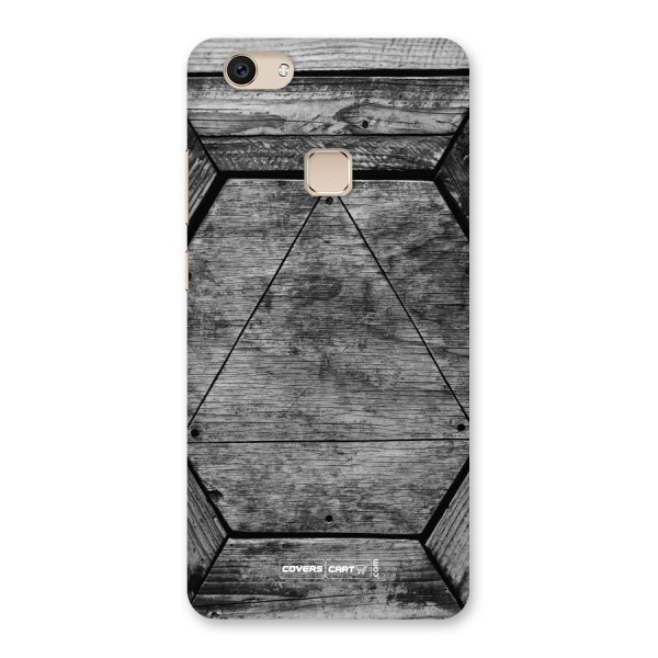 Wooden Hexagon Back Case for Vivo V7