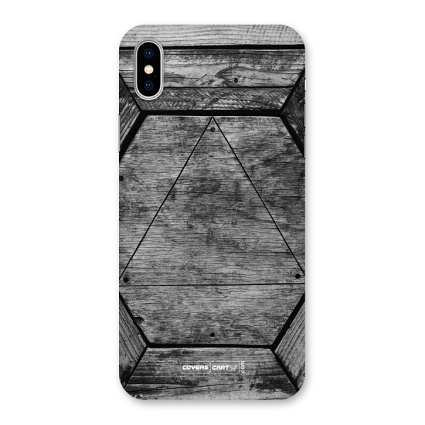 Wooden Hexagon Back Case for iPhone X