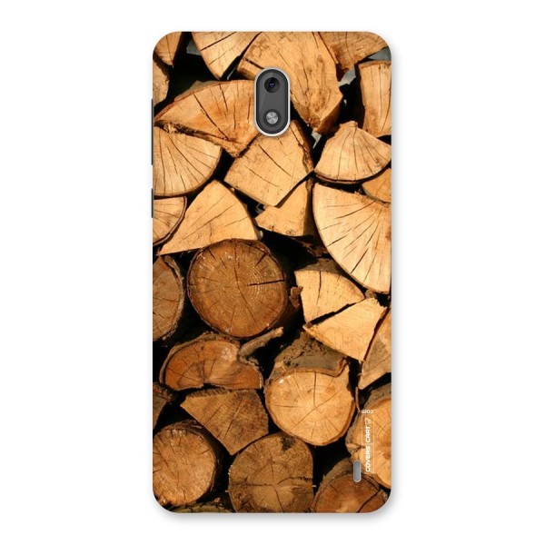 Wooden Logs Back Case for Nokia 2