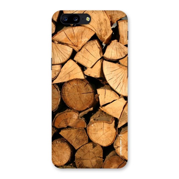 Wooden Logs Back Case for OnePlus 5