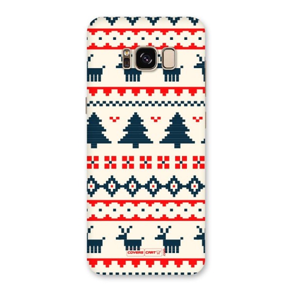 Christmas Design Pattern Back Case for Galaxy S8