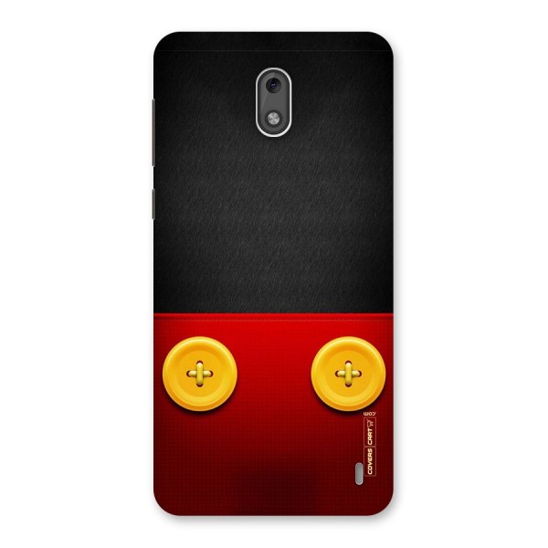 Yellow Button Back Case for Nokia 2