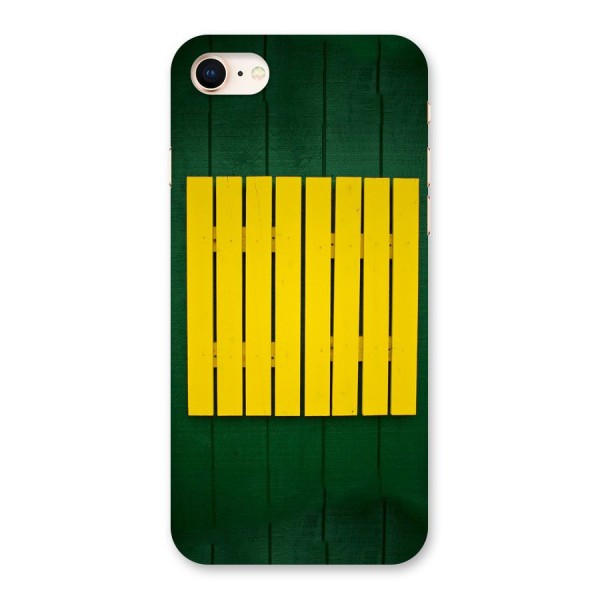 Yellow Fence Back Case for iPhone 8