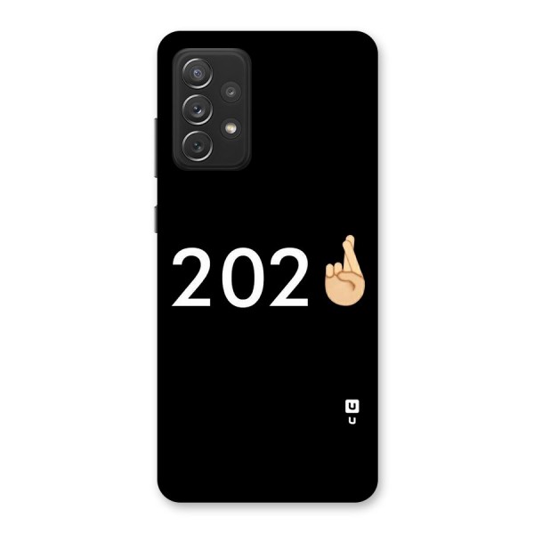 2021 Fingers Crossed Back Case for Galaxy A72