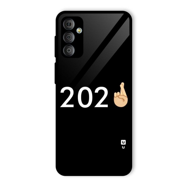 2021 Fingers Crossed Glass Back Case for Galaxy F23