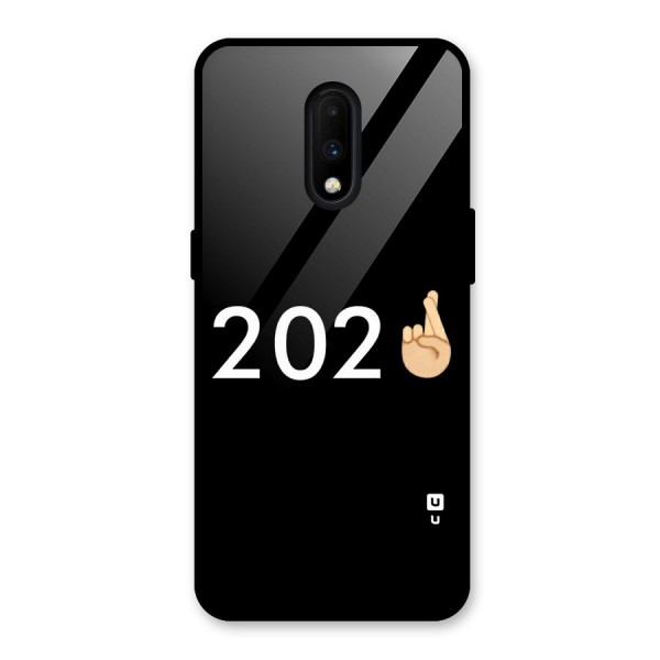2021 Fingers Crossed Glass Back Case for OnePlus 7