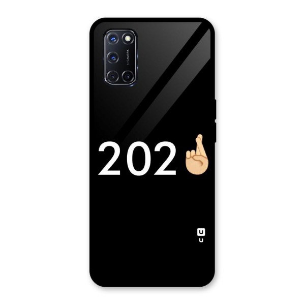 2021 Fingers Crossed Glass Back Case for Oppo A52