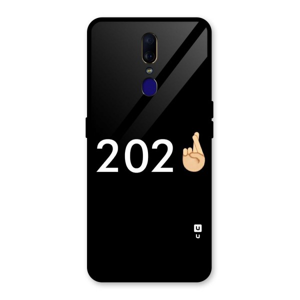 2021 Fingers Crossed Glass Back Case for Oppo F11