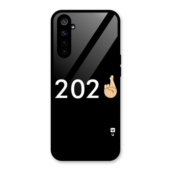 2021 Fingers Crossed Glass Back Case for Realme 6