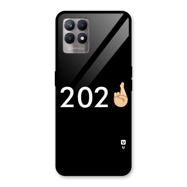 2021 Fingers Crossed Glass Back Case for Realme 8i