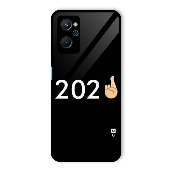 2021 Fingers Crossed Glass Back Case for Realme 9i