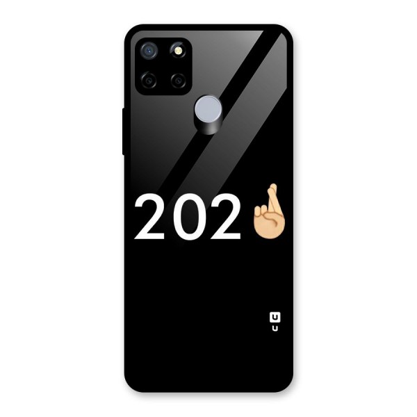 2021 Fingers Crossed Glass Back Case for Realme C15