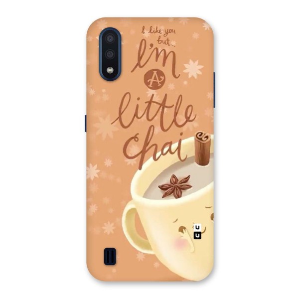 A Little Chai Back Case for Galaxy M01