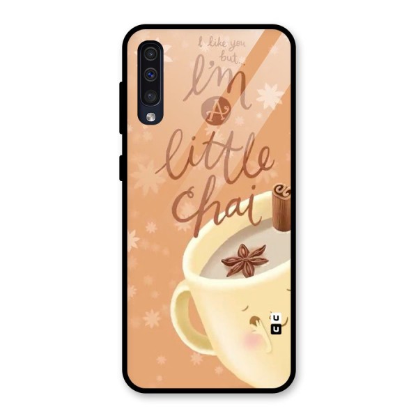 A Little Chai Glass Back Case for Galaxy A50s