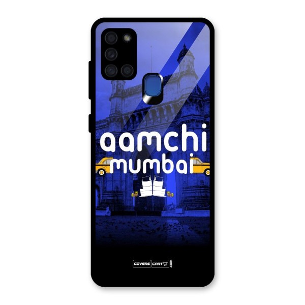 Aamchi Mumbai Glass Back Case for Galaxy A21s