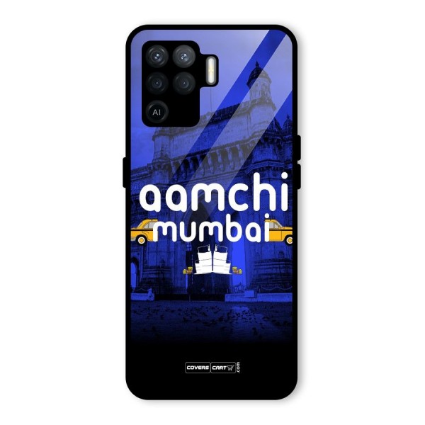 Aamchi Mumbai Glass Back Case for Oppo F19 Pro