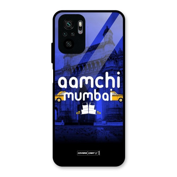 Aamchi Mumbai Glass Back Case for Redmi Note 10