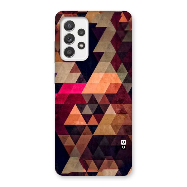 Abstract Beauty Triangles Back Case for Galaxy A52