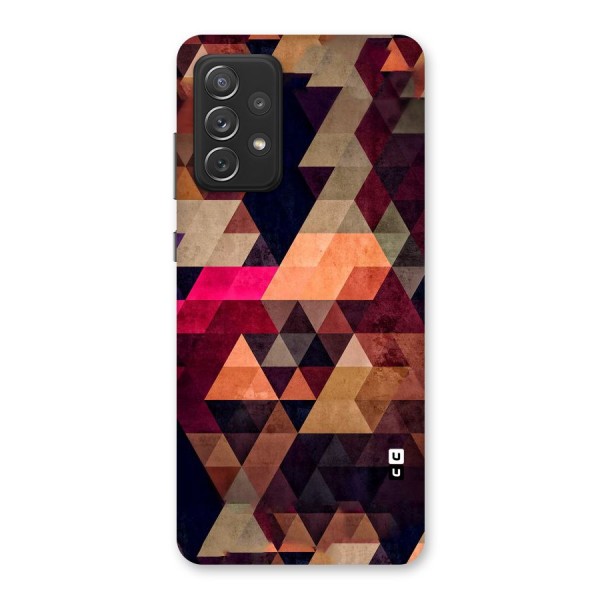 Abstract Beauty Triangles Back Case for Galaxy A72