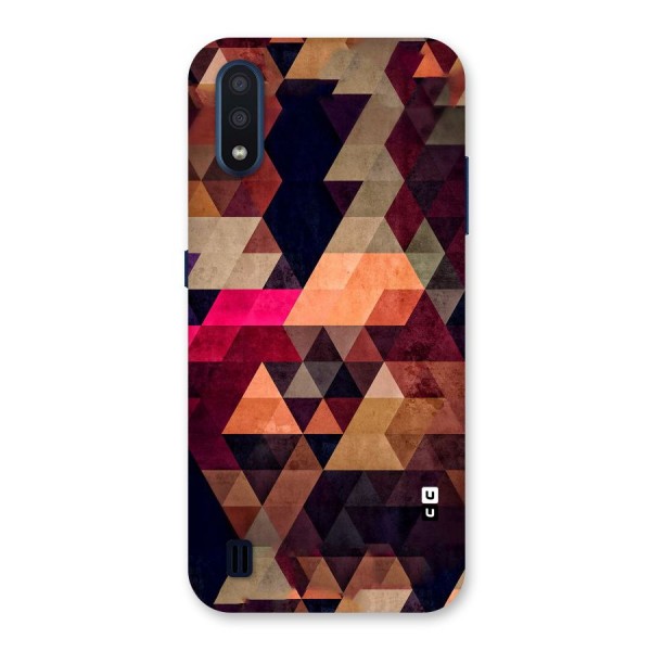 Abstract Beauty Triangles Back Case for Galaxy M01